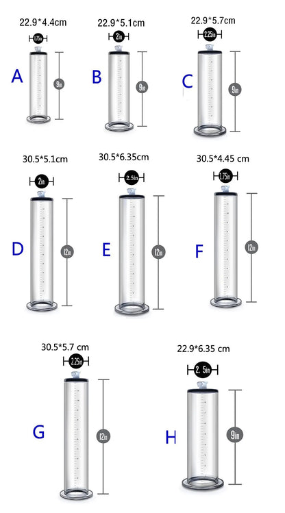 Male Penis Enlarger Vacuum Pump Penis Enlargement Enhancer Adult Sex Toy for Men Lasting Trainer Erotic Products Vacuum Cylinder