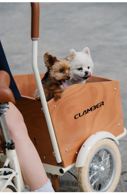 Lightweight Foldable Pet Stroller for Dogs and Cats – Universal Travel Cart Compatible with Bikes, Ideal for Outdoor Walks