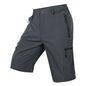Summer Quick Dry Cargo Shorts Mens Lightweight Work Cargo Shorts Multi Pockets Waterproof Outdoor Hiking Fishing Shorts Male