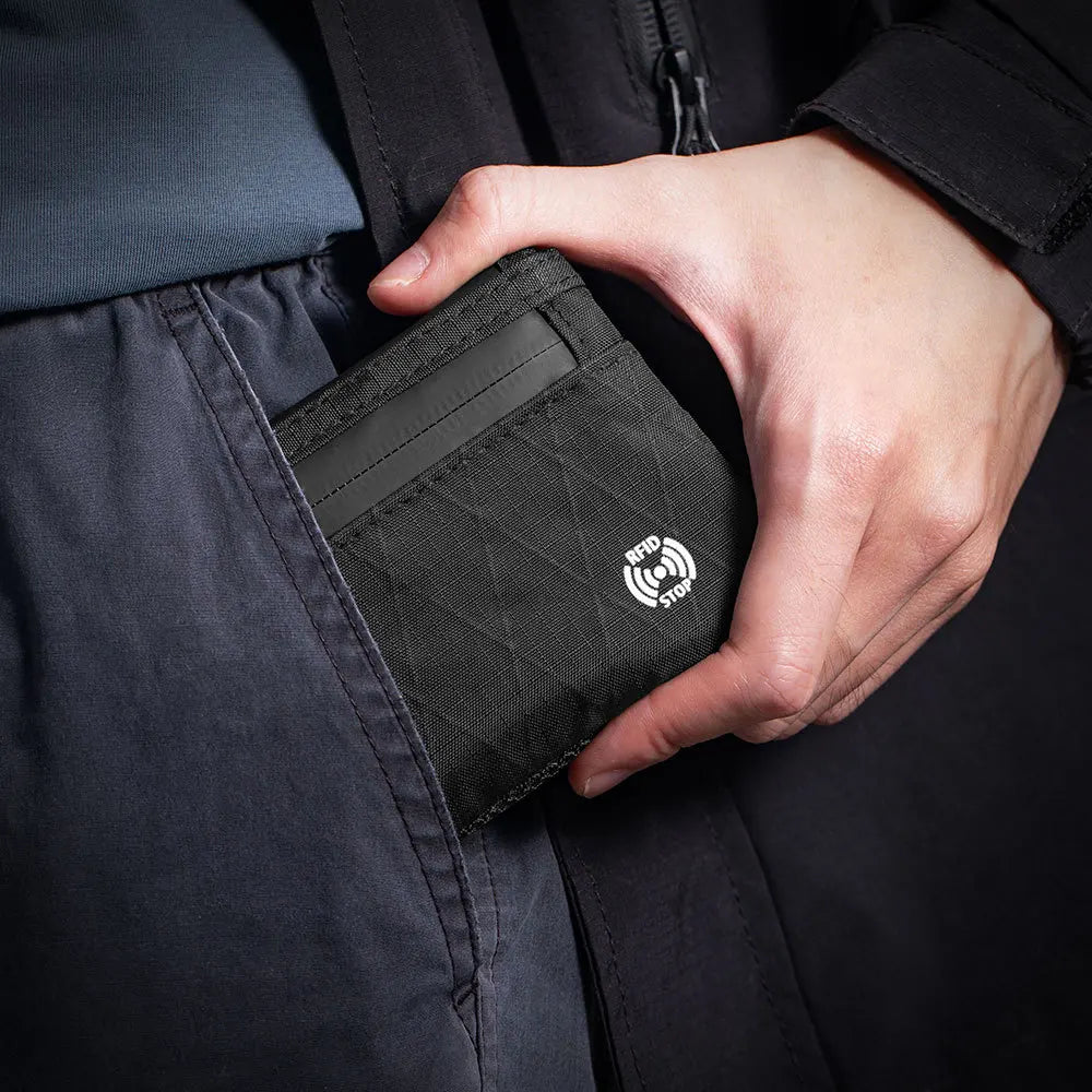 Edc Fashionable Rfid Anti-Theft Ultra-Thin Wallet |   Unisex Zipper Coin Purse |   Multi-Compartment Credit Card Holder, Portable and Lightweight Carry-On Accessory