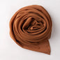 90*90cm Square Chiffon Hijab Scarf Women Solid Color Muslim Soft Head Scarf Islamic Shawls and Wraps Headband Musulman Scarves