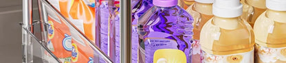 Under Sink Organizer 2-Tier Sliding Pull Out Cabinet Organizer Baskets Cabinet Countertop Sundry Storage Holders Rack Shelf
