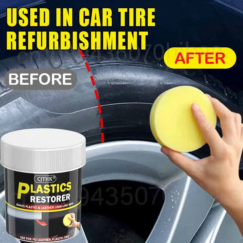 Car Plastic Restorer Back To Black Gloss Auto Interior Leather & Panel Renewal Wax Coating Agent Auto Polish And Repair Coating