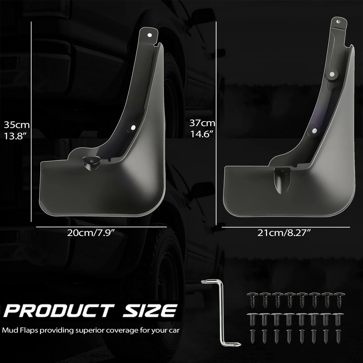 4X For Leapmotor i C10 SUV 2024 2025 2026 SUV Leap motor Car Mud Flaps Splash Guard Mudguards Molded Front Rear Accessories
