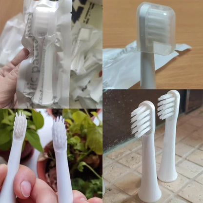 8vnt. skirti XIAOMI MIJIA T100 pakaitiniai šepetėlių antgaliai, ultragarsiniam elektriniam dantų šepetėliui, vakuuminiai DuPont minkšti šereliai, tinkami antgaliai