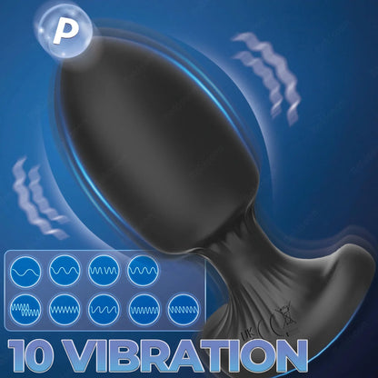 Wireless Control Anal Vibrator 9 Vibrator Butt Plug Men Prostate Massager Stimulator Female Masturbator Adult Sex Toys for Women