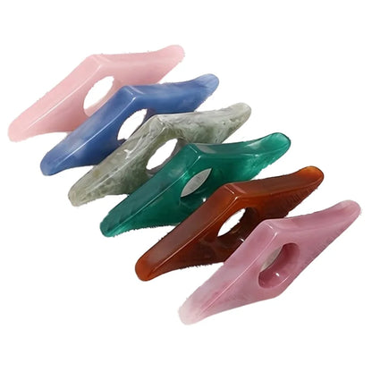 1pc Solid Color Book Page Holder, Creative Portable Thumb Book Page Holder For Reading Book,Pattern Design Irregularity