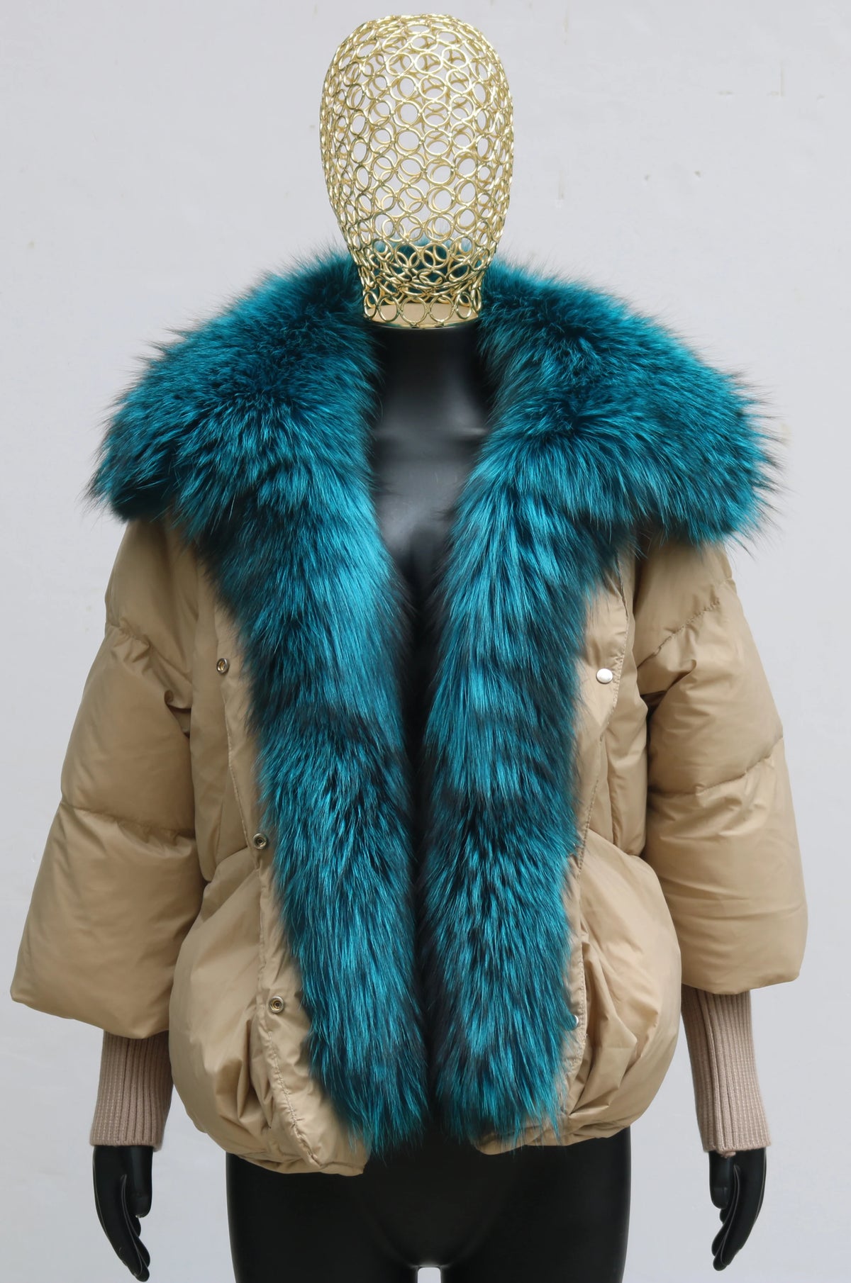 2024 Winter Women Warm Coat Oversized Real Fox Fur Collar Thick Luxury Outerwear New Fashion 90% Goose Down Jacket