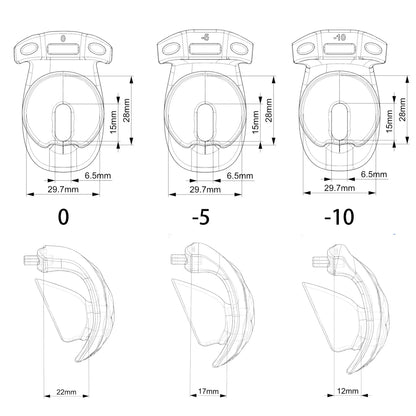 Realistic Vagina Chastity Cage Negative Cock Cage with 4 Size Rings Sissy Love Lock Mini BDSM Penis Abstinence Adults Sex Toys