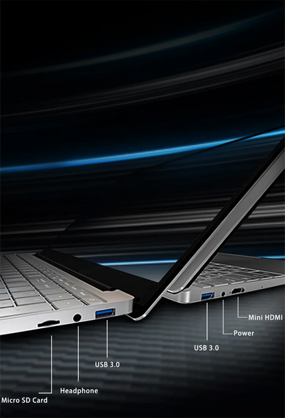 Fingerprint Unlock Intel Laptop 15.6 Inch Windows 10 11 Pro IPS Portable Laptop 12G RAM 128GB/256GB/512GB/1TB SSD HDMI Notebook