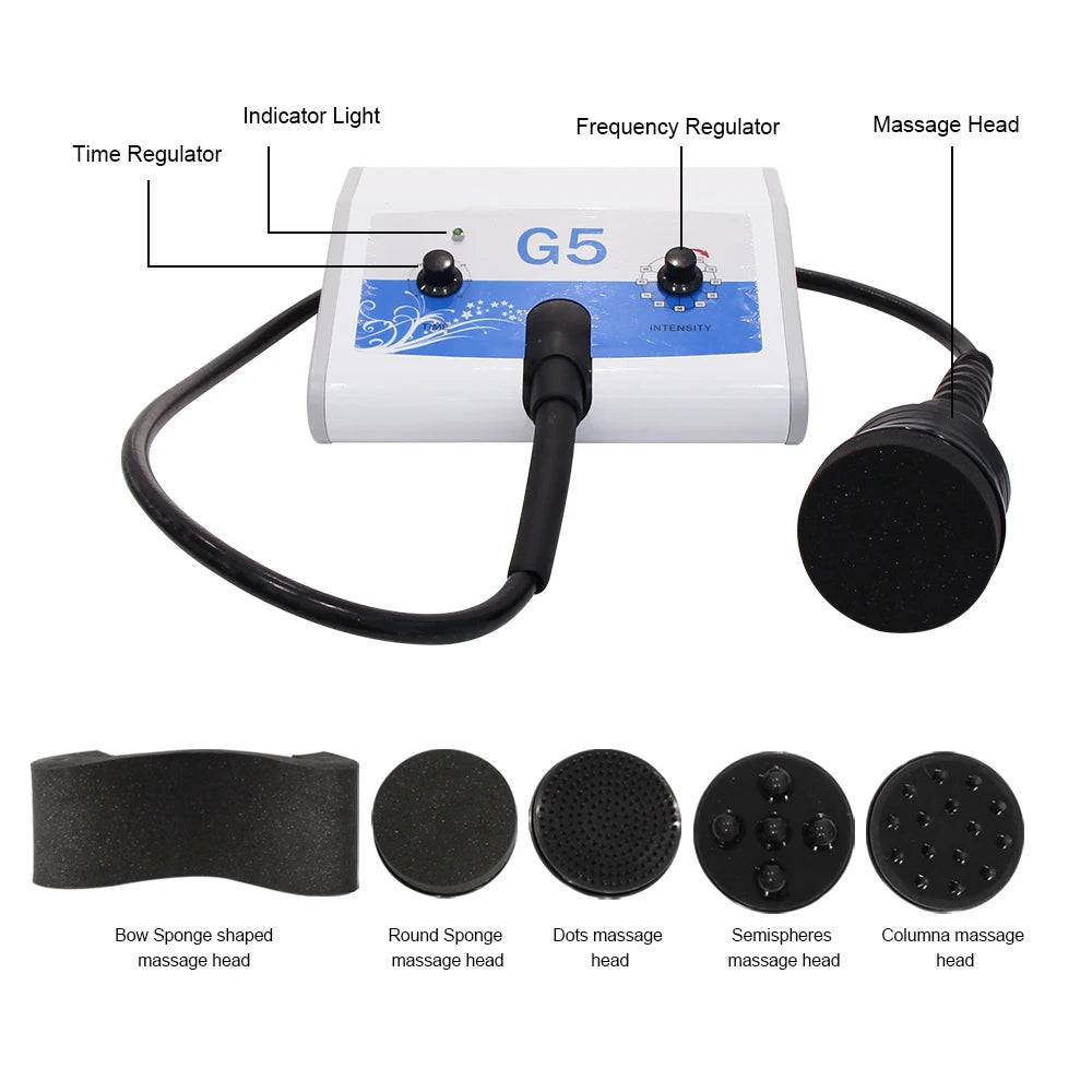 G5 Vibrating Body Slimming Machine High Frequency Cellulite Reduce Shaping Massager Weight Loss Massager Beauty Device