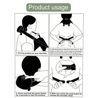 Bionic Finger Neck Shoulder Trapezius Muscle Relax Massager Neck Cervical Kneading Massage Shawl Brushless Motor Neck masajeador