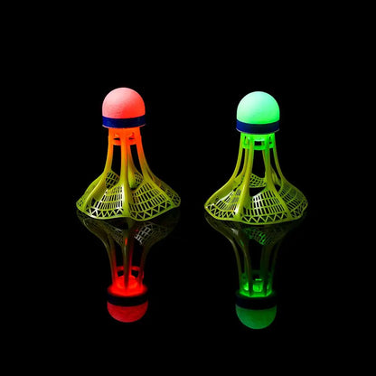 Luminous Windproof Luminous Badminton Ball, Super Durable And Unbreakable, Outdoor Fluorescent Bright Nylon Ball With Light