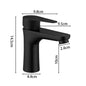 ULA G1/2 Basin Faucet Waterfall Bathroom Sink Faucet Hot Cold Water Mixer Tap Deck Mounted Bathroom Tap Crane Washbasin Tap
