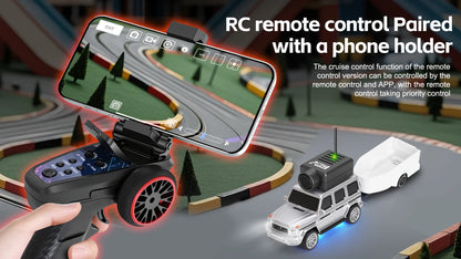 WLtoys 1/64 Mini RC Car with 720P FPV Camera Wifi APP Control 2.4G Reomte Contorl Racing Vehicle Toy for Children 6405 6406
