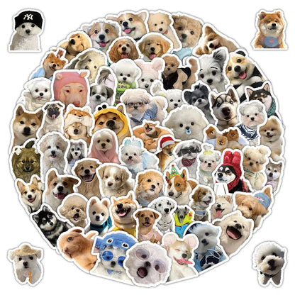 103 Pcs Cute Dog Stickers - Adorable Decals for Journals, Phone Cases, Water Bottles & DIY Crafts LanLanStickersWorld