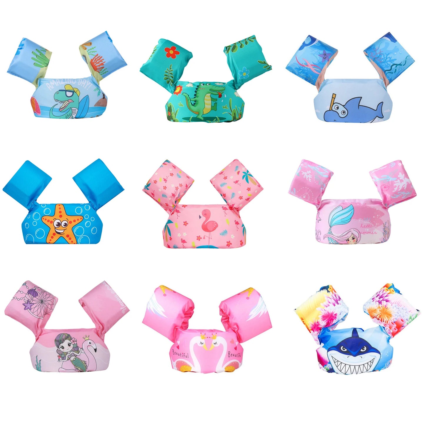 2-6Y Kids Swim Vest Baby Arm Float Circle Swim Trainer Child Swimming Vest Children Swimsuit Swimming Pool Accessories