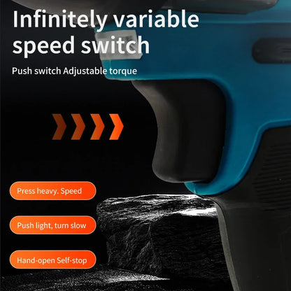 Makita DTW700 Cordless Impact Wrench 18V Brushless Motor  Variable Speed Electric Wrench High Effieiency Durable Auto Stop