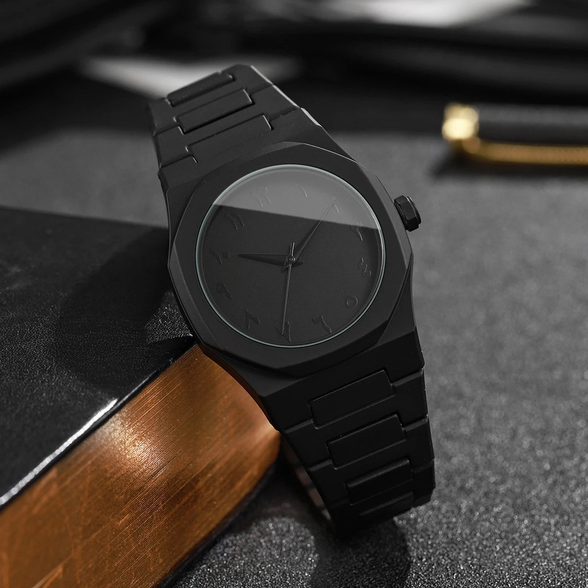 1/5PCS Fashion Plastic Strap Men Business Watches Casual Analog Sports Quartz Watch For Mens Clock Reloj Hombre