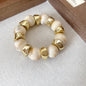 Acrylic Irregular Square Round Beaded Bracelet Bangle for Women Imitation Stone Chain Bracelet Hand Accessories Couple Gifts K