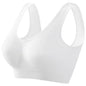 Women's Seamless Push-Up Bra Sports Bralette Non-wire Crop Top Solid Sexy Lingerie No-Pads Breathable Plus Size Tank Bra S-5XL