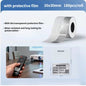 Niimbot M2/M3 Silver Label  Heat Transfer Print Paper Fixed Asset Sticker Office Equipment Laser Silver Self-adhesive