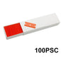 100 Pieces Two Cutting Plastic Razor Blade 1pcs Label Clean Razor Glue Remover Window Glass Clean Scraper Car Wrap Sticker Squee