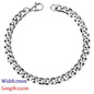 LUXUKISSKIDS Stainless Steel Couple Men/Woman Bracelets Fashion Curb Cuban Link Chains On Hand Rock Bracelet Wrist Jewelry Gifts
