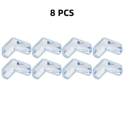 Baby Safety Silicone Table Corner Protector Furniture Edge Protection Cover Transparent Children Anti Collision Edge Guards