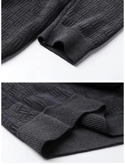 Men's 100% pure Mink Cashmere Sweater O-Neck Pullovers Knit Large Size Mink Sweater Winter Male Tops Long Sleeve Jumpers 4XL