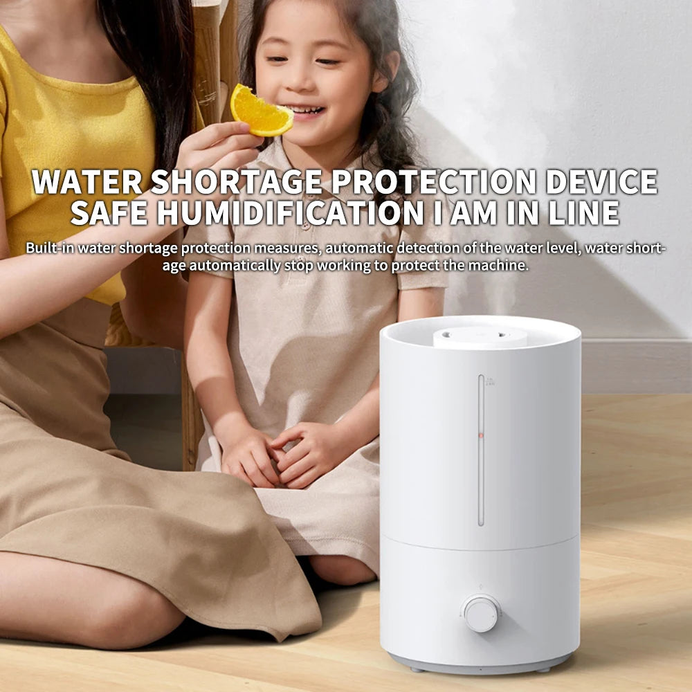 Original MIJIA Humidifier 2 300mL/h Humidification 4L Large Capacity Mist Maker Add Water Home Humidity Control Low Sound CN