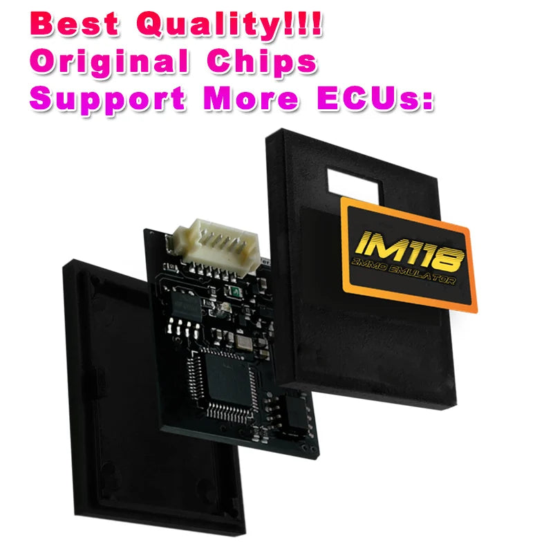 Universal IMMO Off Emulator IM118 ESL ELV Tacho Tachometer tester Program for Renault Bosch EDC15 EDC16 EDC17...Many ECUs PK V96