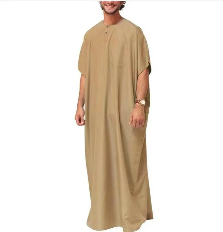 Turkye Muslim Islamic Men Jubba Thobe Dress Abayas Long Robe Saudi Musulman Abaya Moroccan Caftan Islam Clothing Dubai Arab