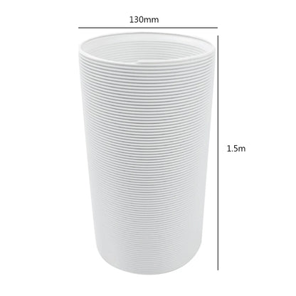 130/150mm Telescopic Air Conditioner Pipe Duct Extension Pipe Easy to Install Universal Exhaust Hose Tube for Air Conditioning