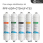 10inch Water Filter Replacement,PP Cotton,T33 Actived Carbon Water Filter Removal The Cholorine,Water Filter System
