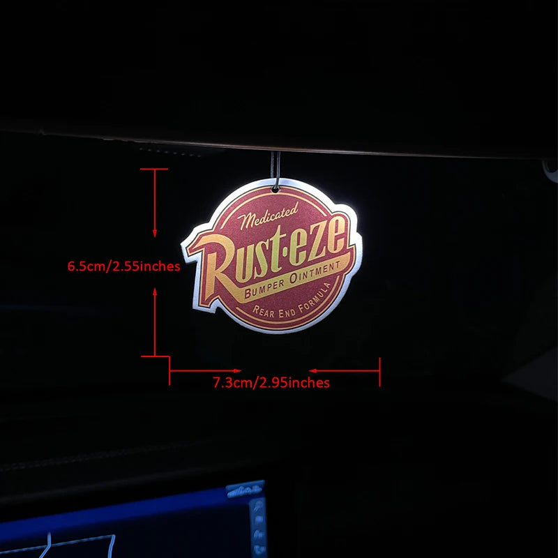 Rust eze, car air freshener, perfume pendant, rearview mirror suspension decoration, super cologne fragrance