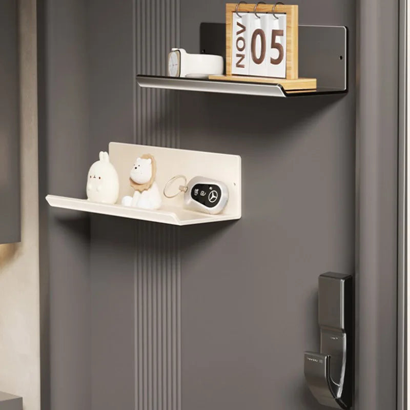 Magnetic Kitchen Refrigerator Storage Rack Without Punching Wall-mounted Condiments Spice Shelf Household Organizer