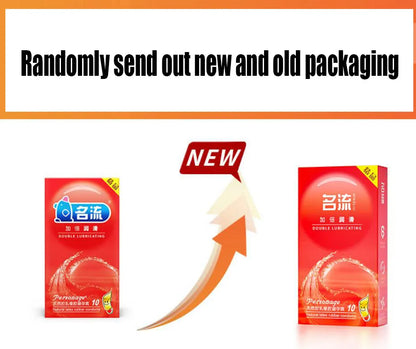 PERSONAGE 60PCS Condoms Ultra Thin Particle Spike Condom Spike Intimate Lubricated Adult Sex Product Contraception for Men