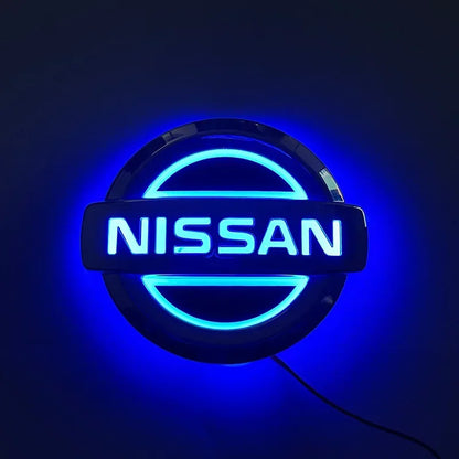 5D Led Light Car Rear Logo Emblem 10.6cm 11.7cm Badge for Nissan Sylphy N7 Qashqai Teana Note Navara Juke Patrol X-trail Murano