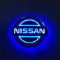 5D Led Light Car Rear Logo Emblem 10.6cm 11.7cm Badge for Nissan Sylphy N7 Qashqai Teana Note Navara Juke Patrol X-trail Murano
