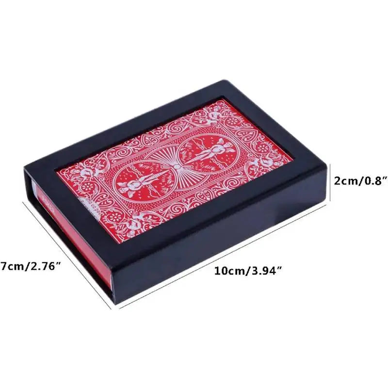 Poker Card Magic Disappearing Vanishing Deck Cards Magic Toy Vanishing Card Case Close Up Magic Trick Box Gift For Kids Adult