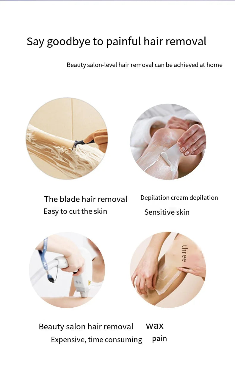Nano Crystal Epil Hair Removal Eraser Glass Depilator Painless Epilator Safe Easy Cleaning Reusable Body Beauty Depilation Tool