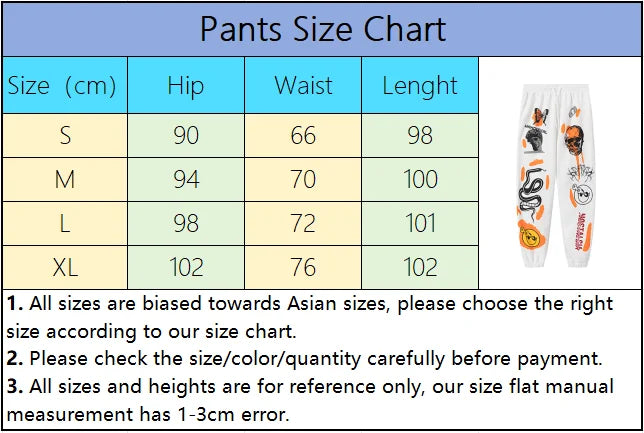 2025 Women Sweatpants Joggers Y2K Harajuku Cartoon Skull Printed Streetwear Sweatpants Pants Casual High Waist Sweatpants Y2K
