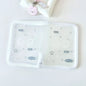 A6 Size Cute Stationery Storage Folder File PP Twill Zipper Pouch Document Bag Zip File Folder School Office Supplies