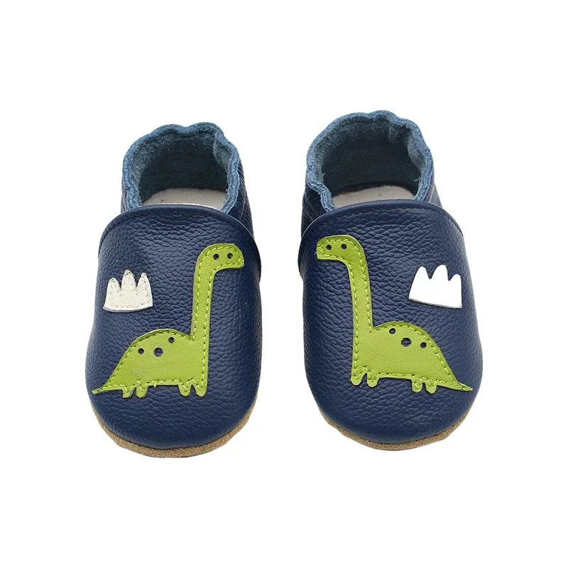 Toddle Baby Shoes Newborn Infant Shoe Boys Girls Soft Genuine First Walkers Baby Moccasins 0-24Months Cowhide Bottom Skid-Proof