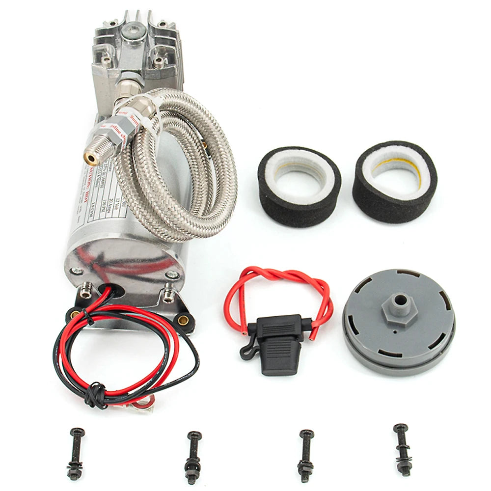 Universal 12V 150PSI Outlet 1/4 NPT Car Air Horn Pump Small Air Ride Suspension Compressor/Pump