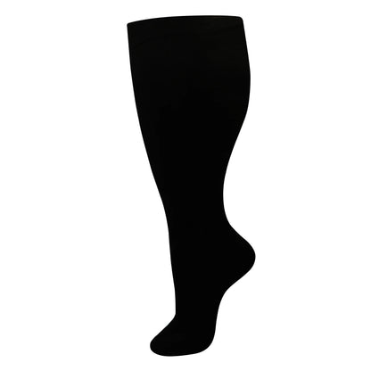 2XL-4XL Plus Size Compression Socks for Women Men 20-30 MMHg Wide Calf Extra Large Knee High Flight Sock for Circulation Support