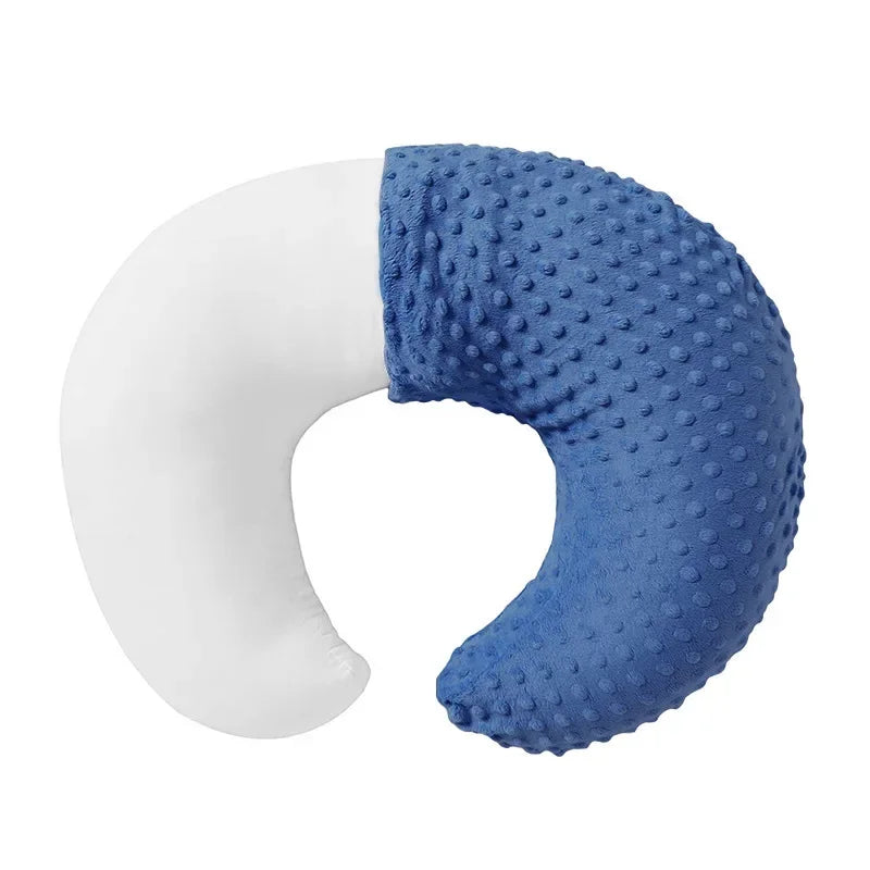Soft Breathable Nursing Pillow Solid Color Back Support Cushion Baby Feeding Pillow Comfortable Nursing Aid Maternity Essential