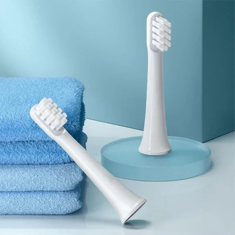 8vnt. skirti XIAOMI MIJIA T100 pakaitiniai šepetėlių antgaliai, ultragarsiniam elektriniam dantų šepetėliui, vakuuminiai DuPont minkšti šereliai, tinkami antgaliai