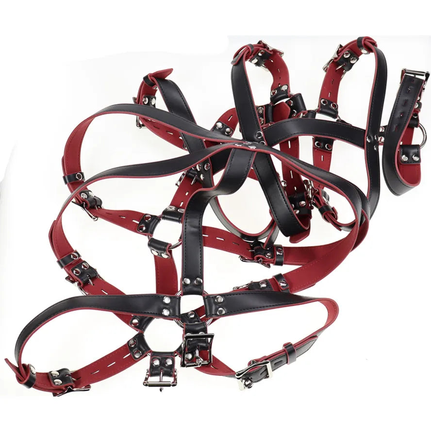 BDSM K9 Bondage clothing Dog Hood lower Body Binding band Puppy Play Sex toys Role-Playing Male Female Adult Games